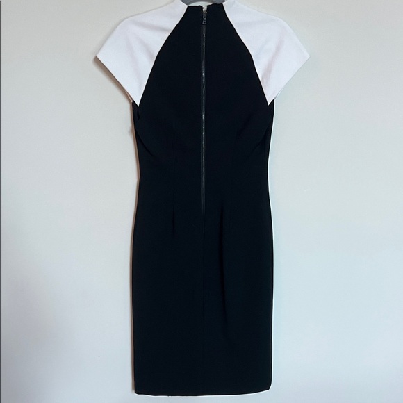 NWT Alice + Olivia Black and White Women's Dress, size 4 - Picture 4 of 5